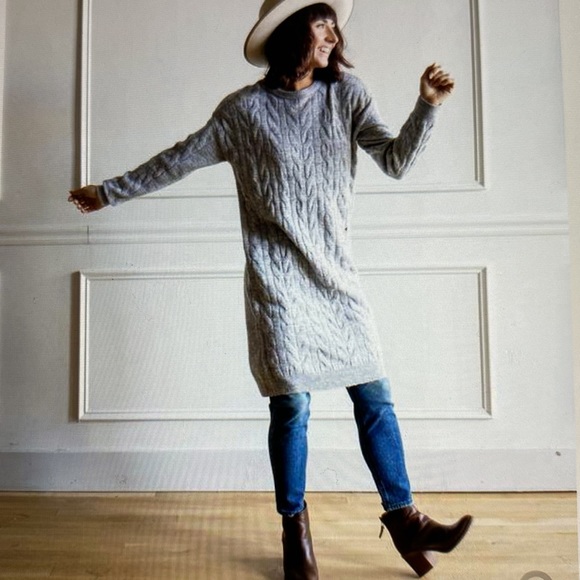 Vero Moda Cable dress Heather NWT Sz XL - Picture 3 of 11